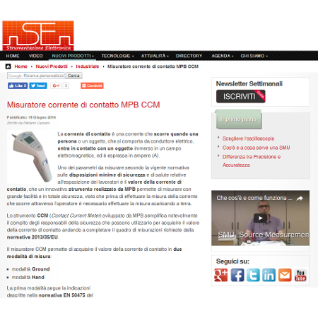 recensioni CCM MPB misuratori di campo